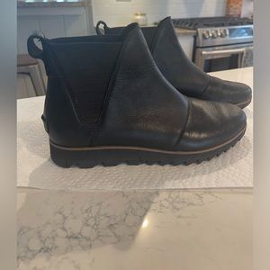 Women’s Sorel Harlow Chelsea Black Leather
